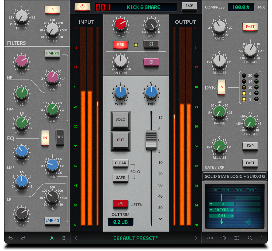 Solid State Logic - 4KG Channel Strip Plugin