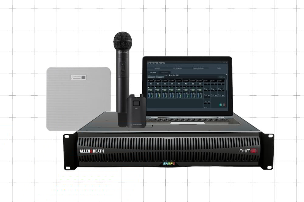 Allen & Heath und Audio-Technica - Mikrofonsteuerung über AHM Audio-Matrix