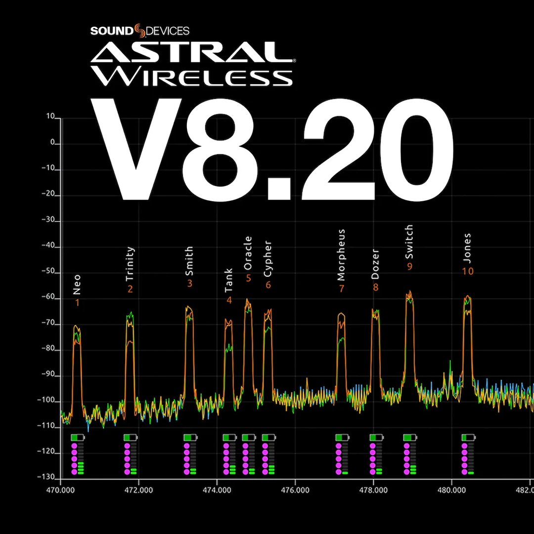 Sound Devices  Firmware-Update Astral v8.20