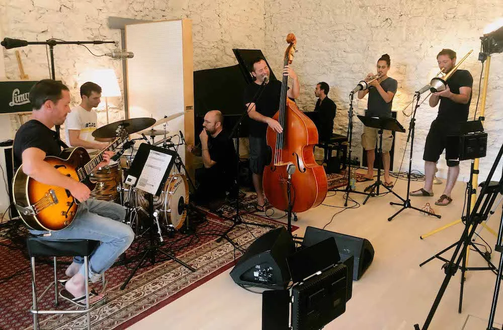 Band Recording im Limusic Studio.webp