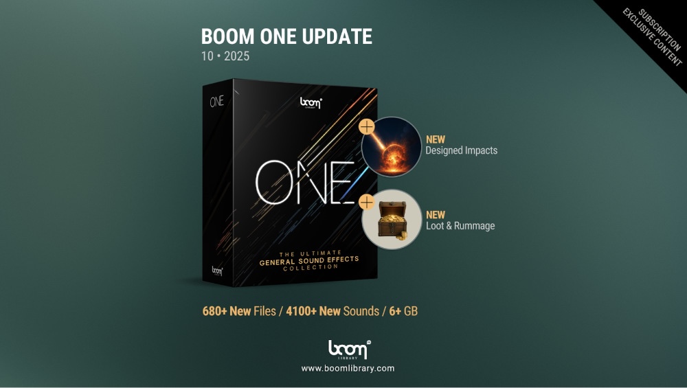 BOOM Library  BOOM ONE: September-Update