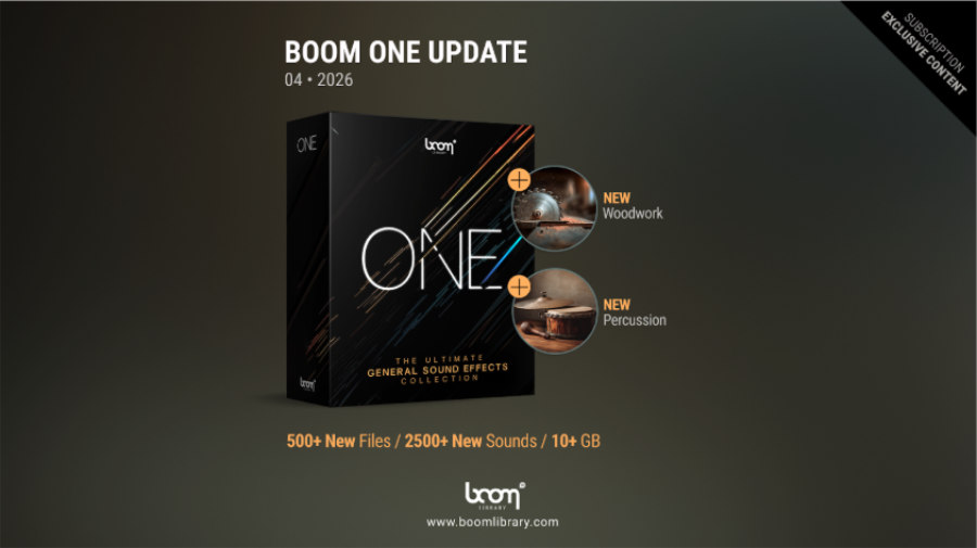 BOOM Library  BOOM ONE Update 26-04