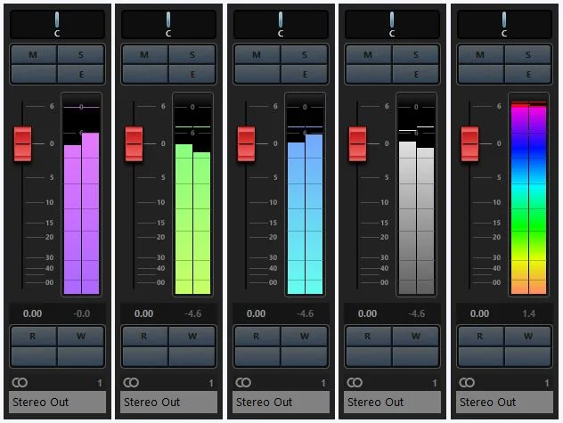Cubase Meters Colors.webp