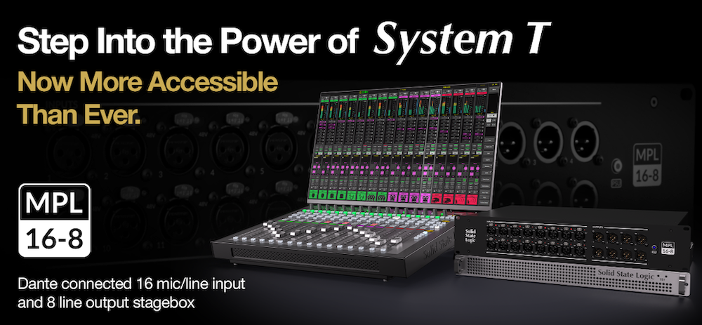 Solid State Logic  ST 2110-Karte und MPL 16-8 Stagebox