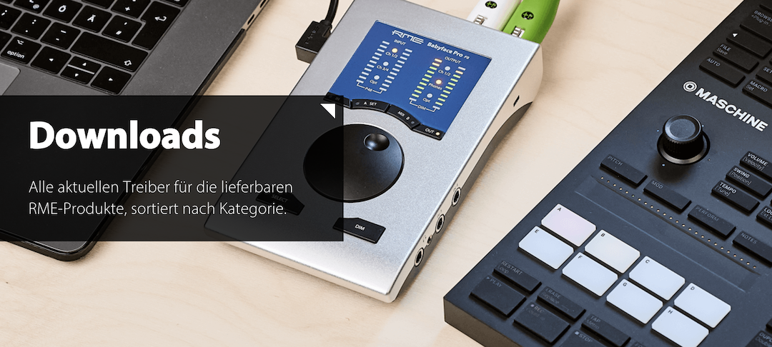 RME  Erweiterte Treiberoptionen und FirmwareUpdates für macOS USB3-Interfaces