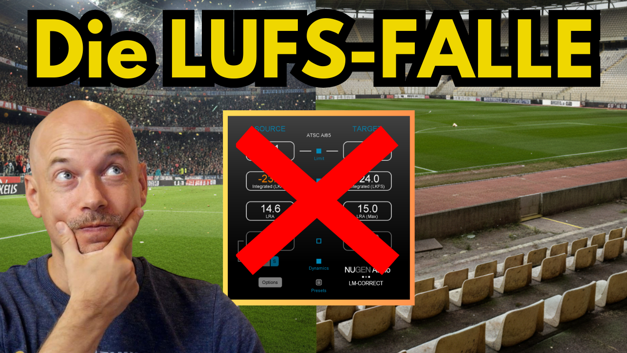 Wann ist zu laut richtig? Die -23 LUFS Hürde im Fußball-Broadcast - RTL (Teil 4)