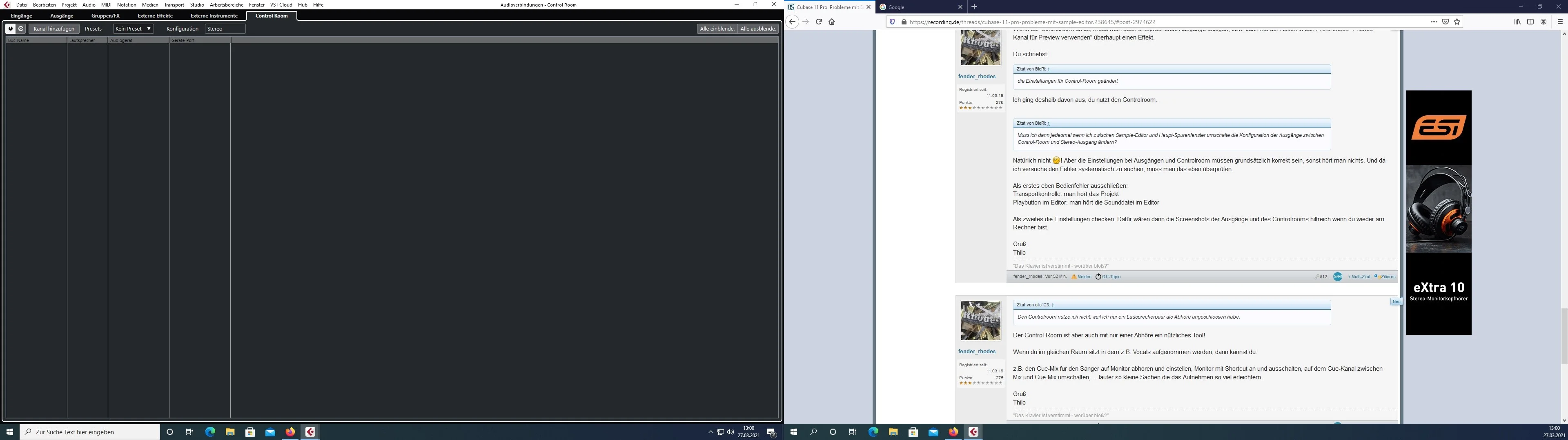 Scrennshot aktuelle Controlroom Einstellung.webp