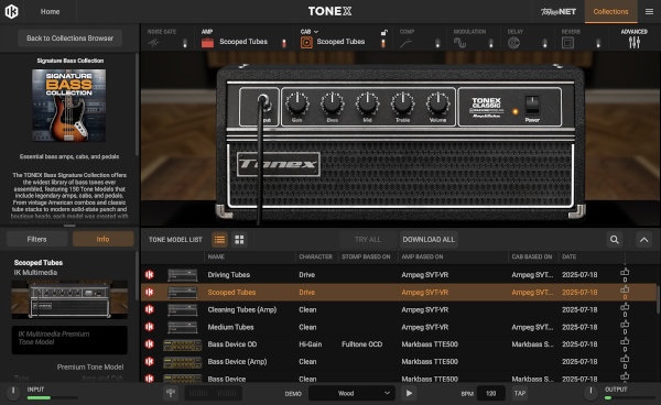 IK Multimedia  TONEX Signature Bass Collection
