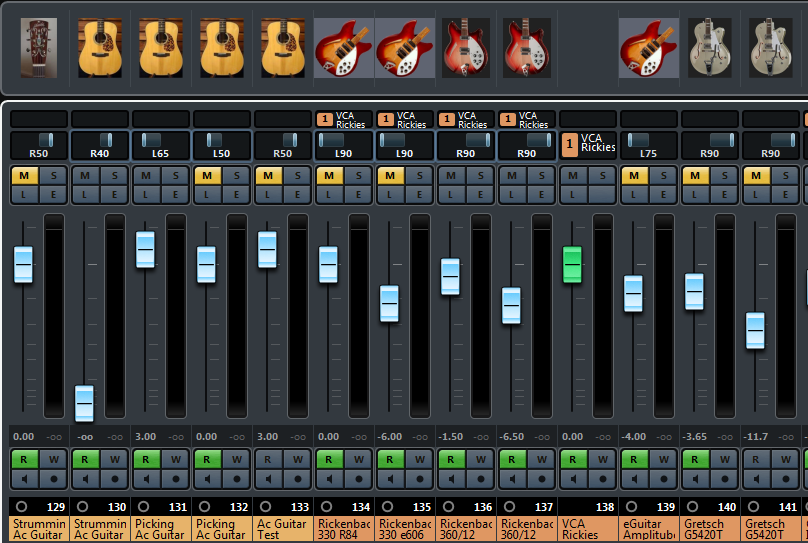 Track Icons für Cubase Mixer | RECORDING.de