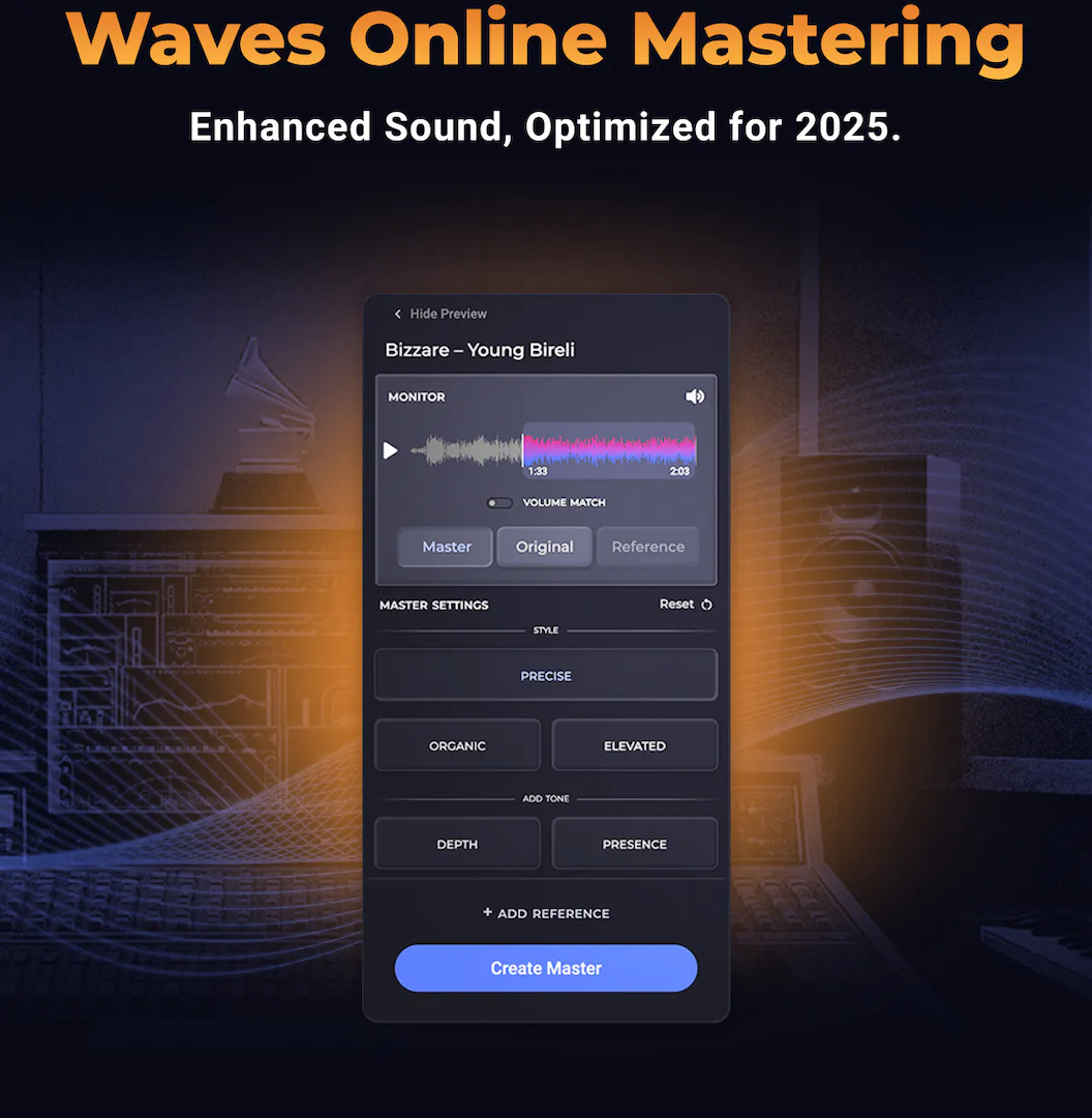 Waves - Online Mastering Update