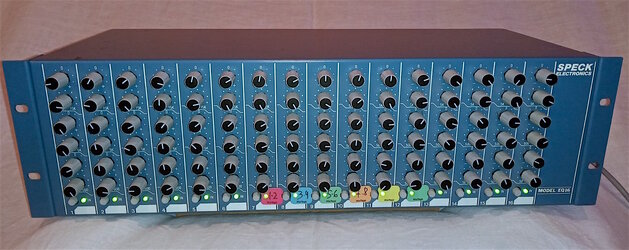 SPECK Electronics EQ16-32 16 stereo channels parametric equalizer USA made