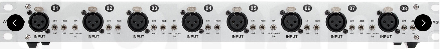 Millenium MS8 8-kanaliger Mikrofonsplitter Eingang symmetrisch auf Ausgang Mikrofonsignal 18.0...jpg