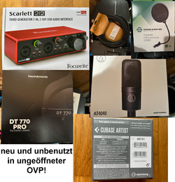 komplettes Projektstudio in ungeöffneter OVP