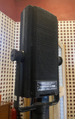 Legendäres Melodium 42B Bändchen Mikrofon - Original -  Sehr guter Zustand