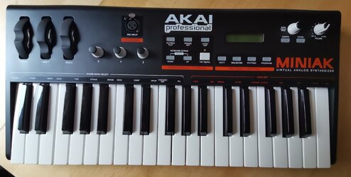 Akai Miniak Synthesizer - Top