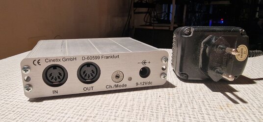 MIDI / DMX512 Interface Cinetix