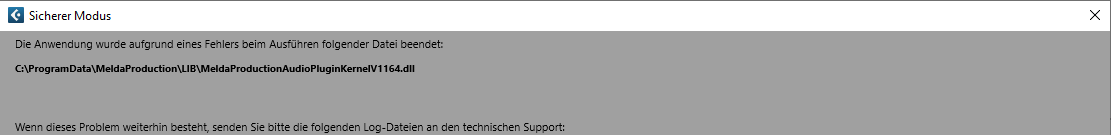 cubase_13.0.40 melda_fehler.PNG