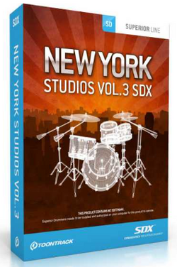 Toontrack SDX New York Studios Vol.1, 2 oder 3