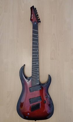 Harley Benton MultiScale-7 TPB