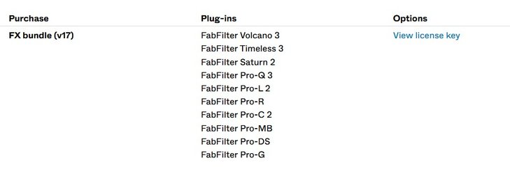Fabfilter  [FX bundle (v17)]