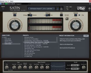 u-he Satin Tape Machine