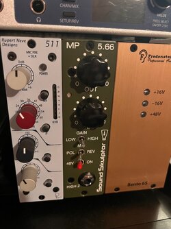 Röhren Mic Pre Amp - Sound Skulptor MP566 500er Modul