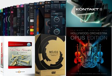 Izotope MPS8, EastWest, NI usw...