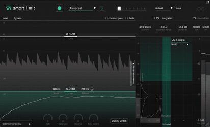 Sonible smart:limit / Limiter Plugin