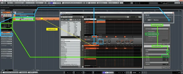 Maschine1 in Cubase Routing.webp