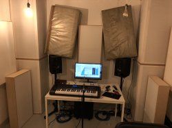 IMG_Monitore Original, keine Absorber, Sonorock oben dran.JPG