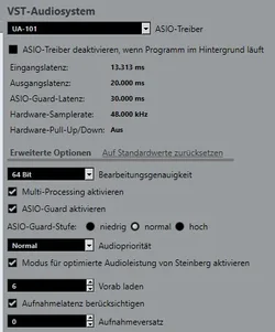CUBASE Audio-Einstellungen.webp