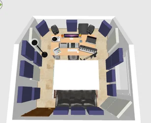 Schlafzimmer Studio Luftansicht mit Deckenabsorber.webp Schlafzimmer Studio Luftansicht mit Deckenabsorber.webp