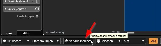 Verlauf speichern Transportzeile.webp Verlauf speichern Transportzeile.webp