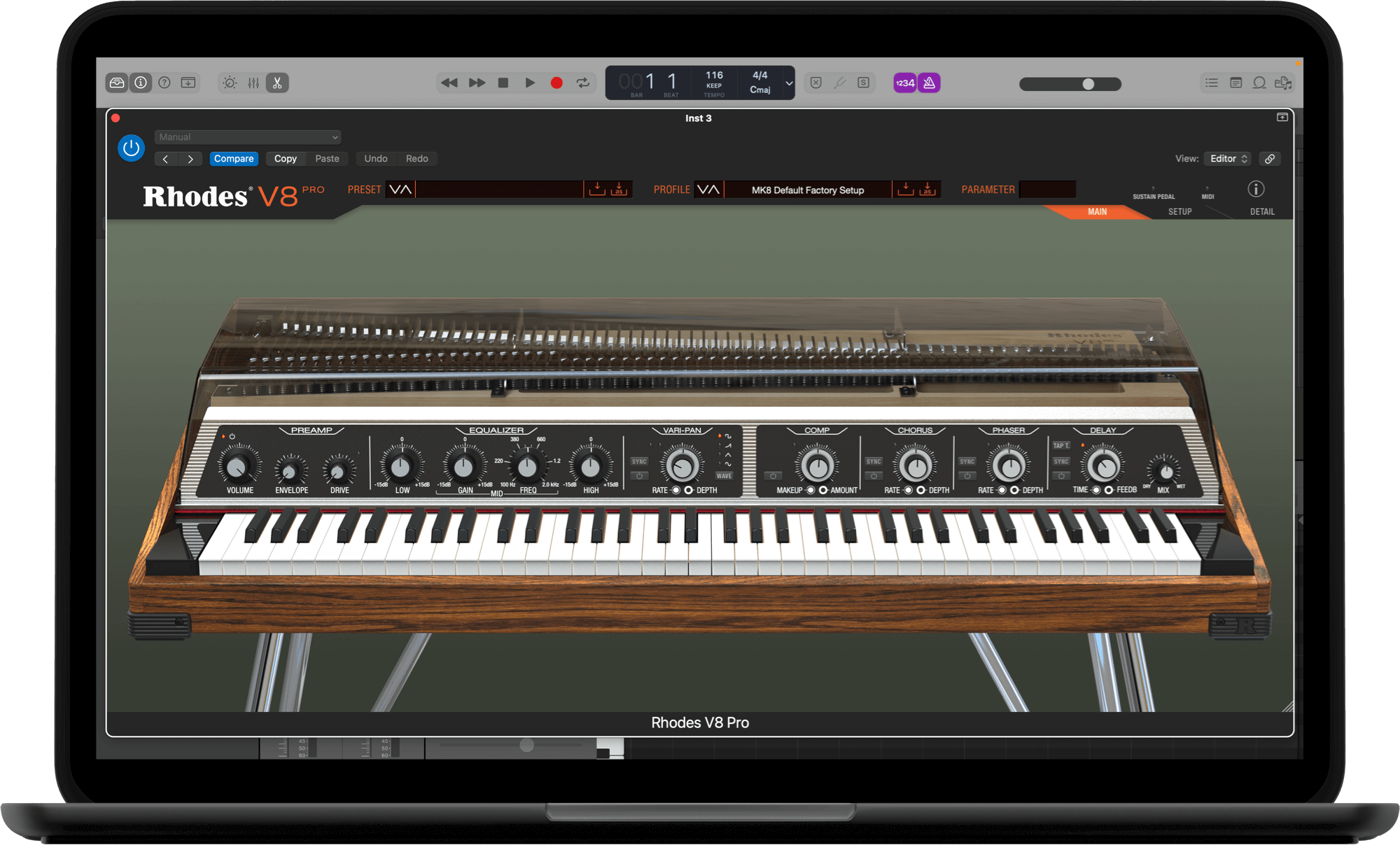 Rhodes V8 Pro Virtual Instrument RECORDING.de