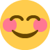 Lächelndes Gesicht mit lachenden Augen :blush: 😊