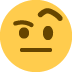 Gesicht mit hochgezogener Augenbraue :face_with_raised_eyebrow: 🤨